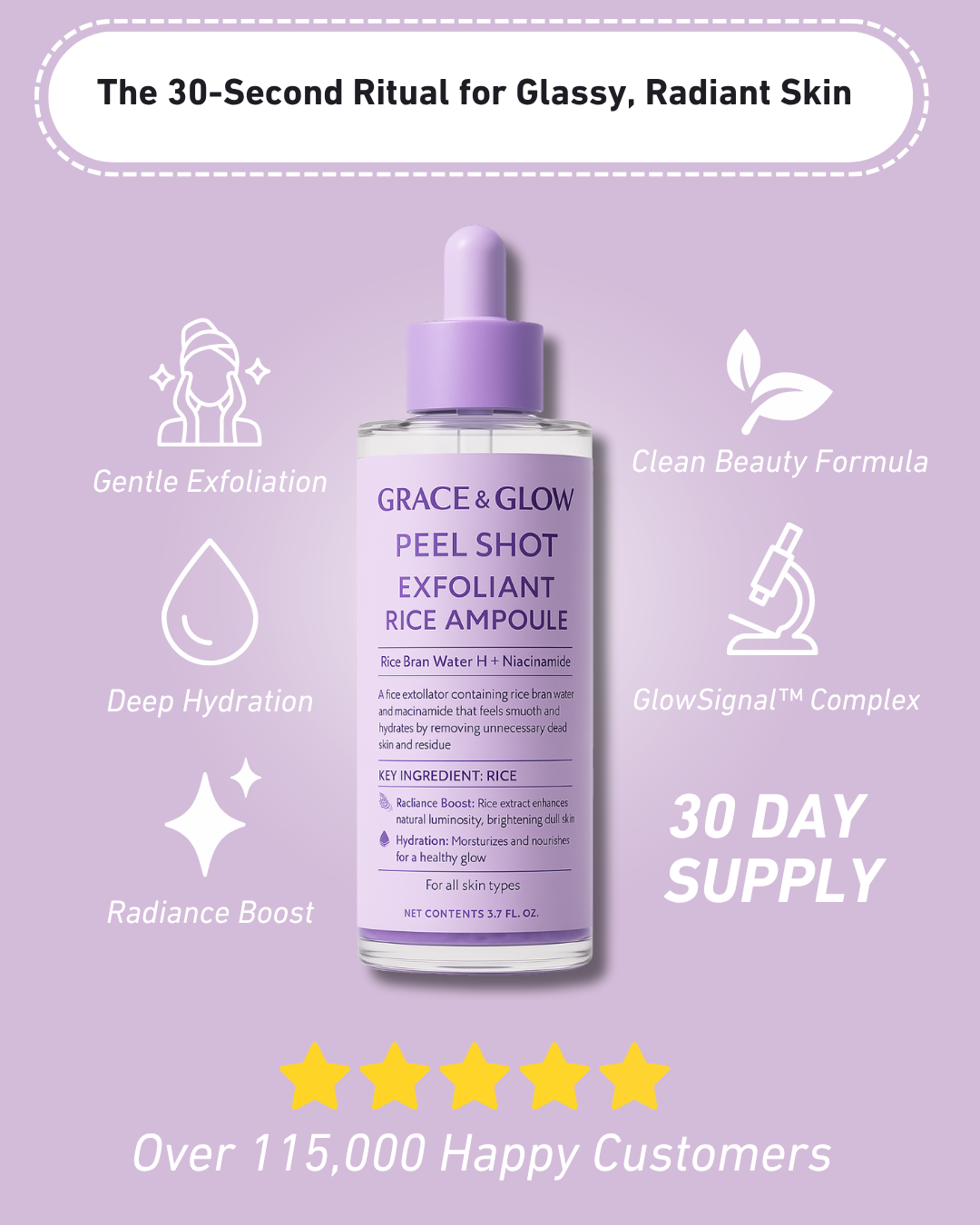 GlowSignal™ Peelshot - Powered by Radiance Recode